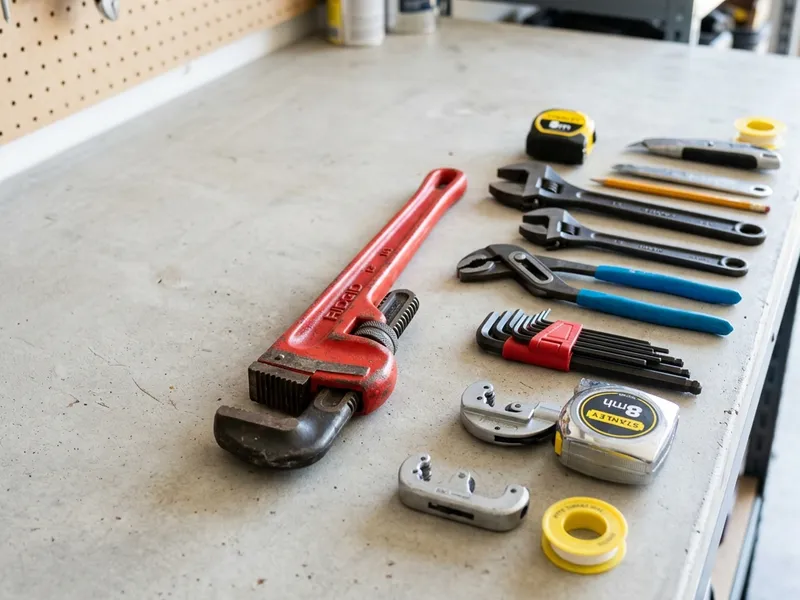 Professional plumbers in Freelandville, IN equipped with top-tier tools for residential and commercial plumbing services.
